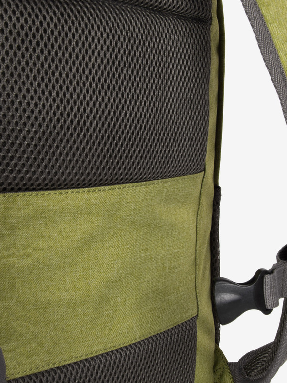 Travelite Zeleni ruksak Travelite Basics Backpack Melange Green/grey