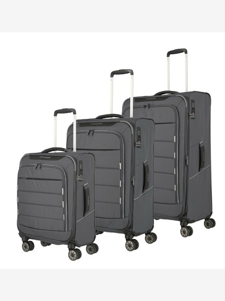 Travelite Set putnih kofera Travelite Skaii 4w S,M,L - sivi