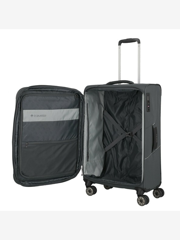 Travelite Set putnih kofera Travelite Skaii 4w S,M,L - sivi