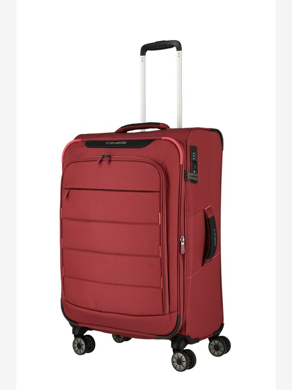 Travelite Set putnih kofera Travelite Skaii 4w S,M,L - crveni