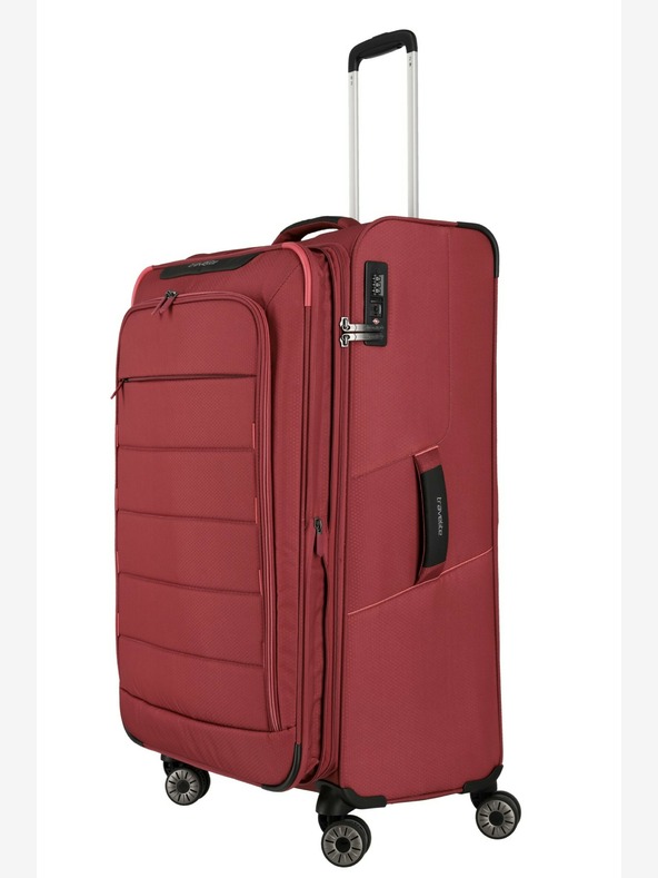 Travelite Set putnih kofera Travelite Skaii 4w S,M,L - crveni