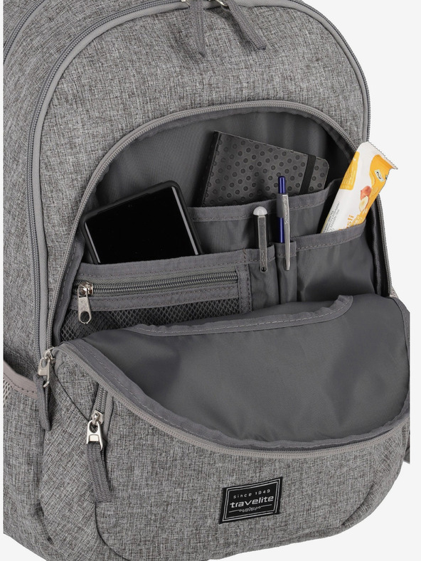 Travelite Ruksak Travelite Basics Ruksak Melange - svijetlo sivi