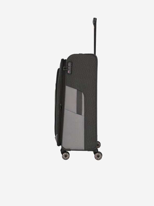 Travelite Tamno sivi putni kofer Travelite Viia 4w L