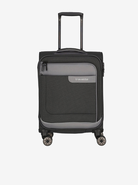 Travelite Travelite Viia 4w S tamno sivi putni kovčeg
