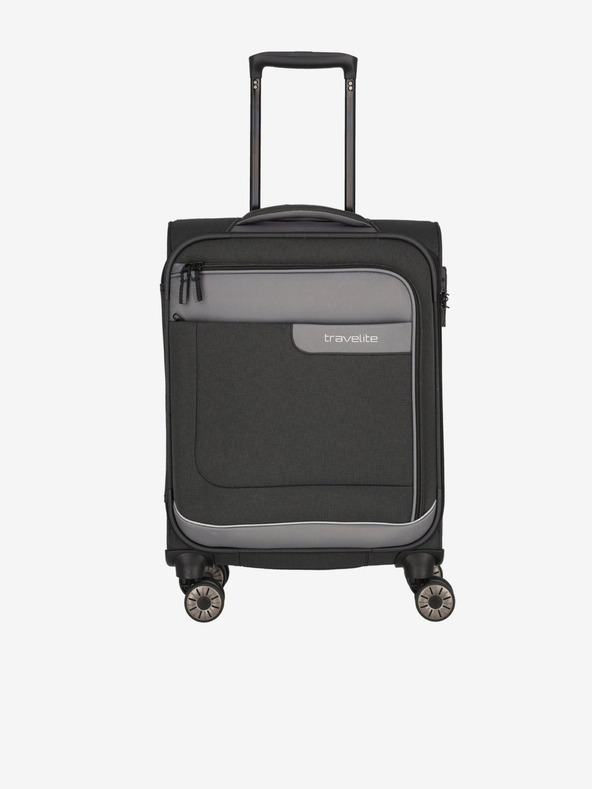 Travelite Travelite Viia 4w S tamno sivi putni kovčeg