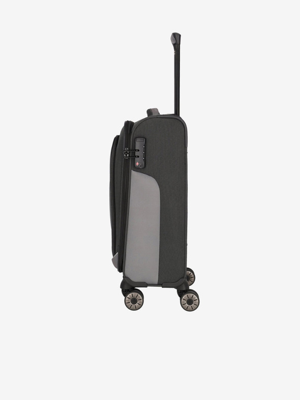 Travelite Travelite Viia 4w S tamno sivi putni kovčeg