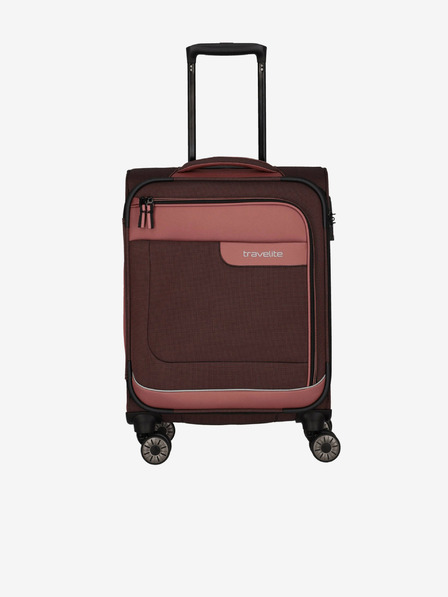 Travelite Ružičasto-smeđi Travelite Viia 4w S kofer