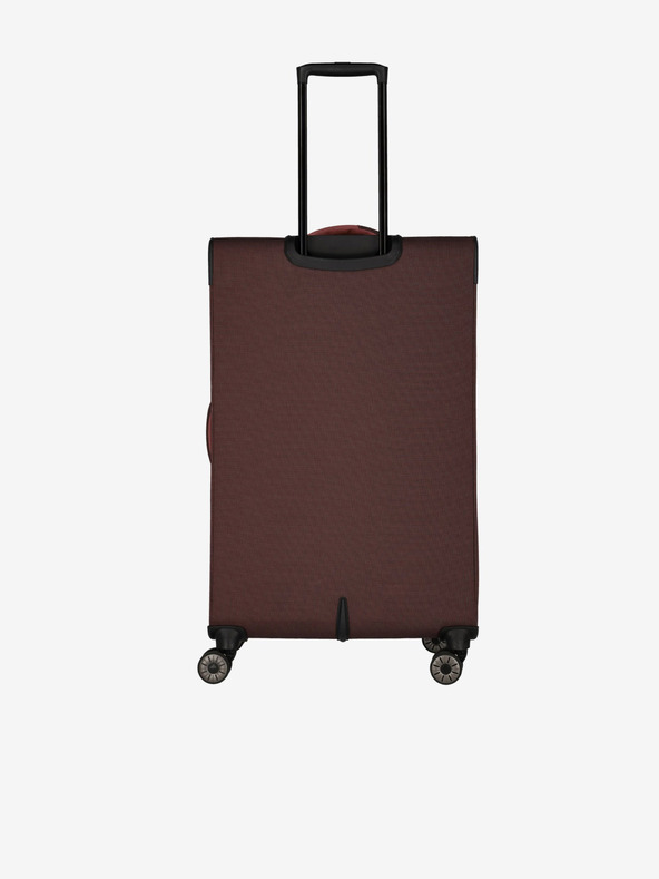 Travelite Ružičasto-smeđi putni kofer Travelite Viia 4w L