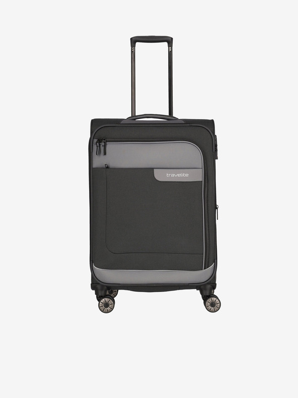 Travelite Tamno sivi putni kofer Travelite Viia 4w M antracit