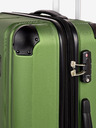 Travelite Set od tri putna kofera Travelite City 4w S,M,L Green