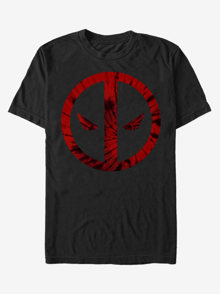 ZOOT.Fan Crna uniseks ZOOT.Tie-Dye majica za obožavatelje Marvel Deadpool