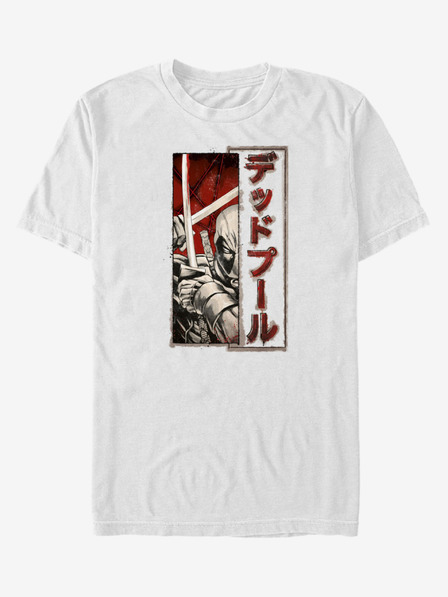 ZOOT.Fan ZOOT.Fan Marvel Deadpool Sword Kanji bijela uniseks majica