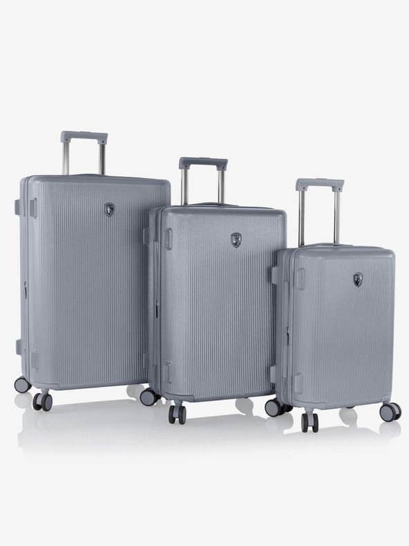 Heys Set od tri putna kofera Heys Earth Tones S,M,L Glacier Grey