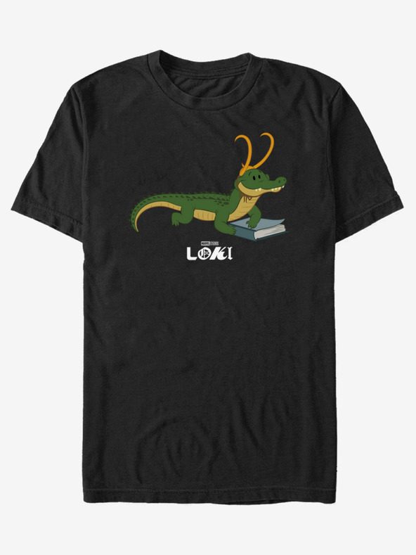ZOOT.Fan Crna unisex majica ZOOT.Fan Marvel Gator Loki Hero