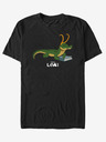 ZOOT.Fan Crna unisex majica ZOOT.Fan Marvel Gator Loki Hero