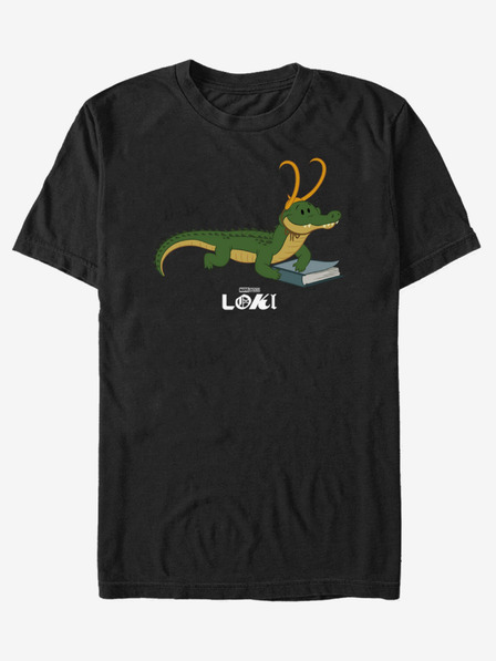 ZOOT.Fan Crna unisex majica ZOOT.Fan Marvel Gator Loki Hero