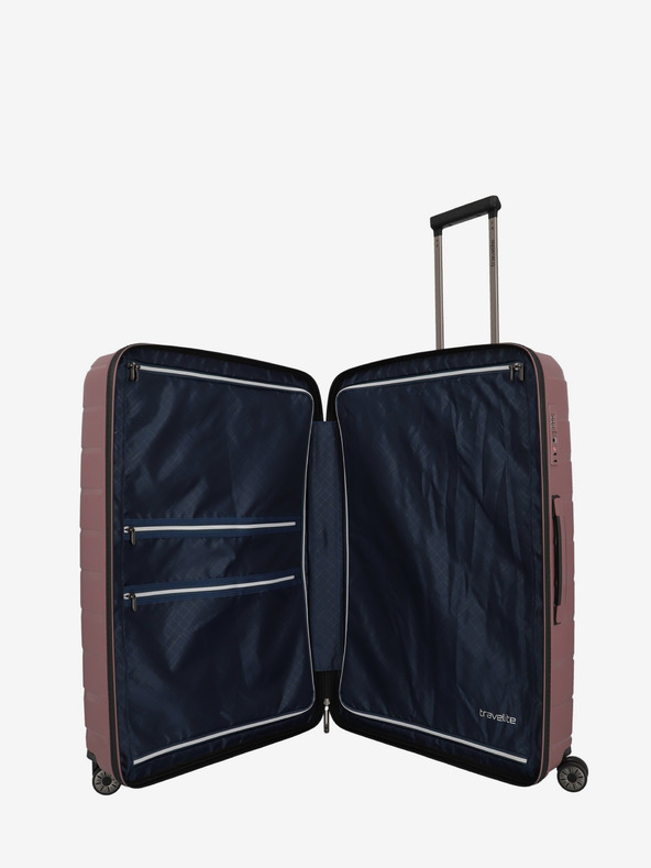 Travelite Set od tri putna kofera u ružičastoj boji Travelite Air Base S, M, L