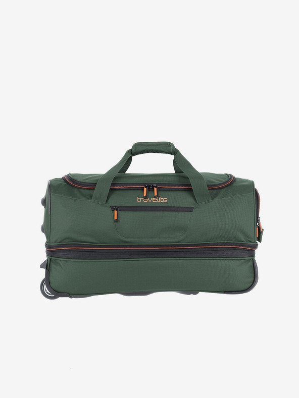 Travelite Tamnozelena torbica s kotačima Travelite Basics S
