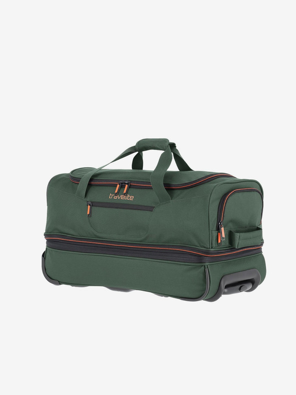 Travelite Tamnozelena torbica s kotačima Travelite Basics S