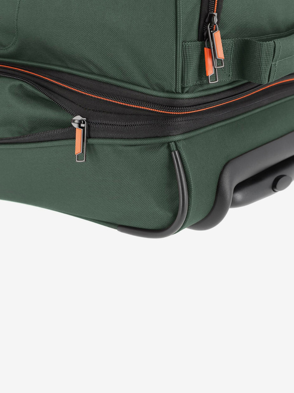 Travelite Tamnozelena torbica s kotačima Travelite Basics S