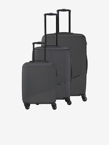Travelite Set od tri putna kofera tamno sive boje Travelite Bali S, M, L