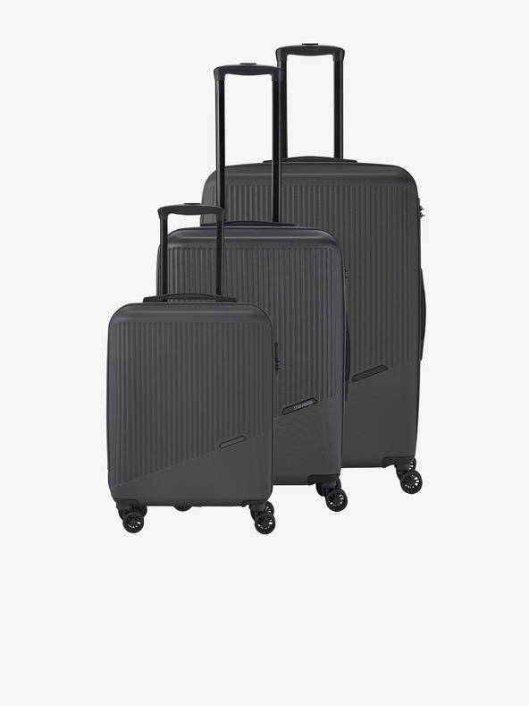 Travelite Set od tri putna kofera tamno sive boje Travelite Bali S, M, L