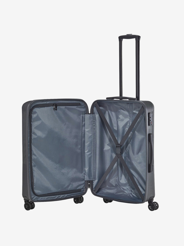 Travelite Set od tri putna kofera tamno sive boje Travelite Bali S, M, L
