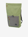 Travelite Sivo-zeleni Travelite Basics Roll-up ruksak (35 l)