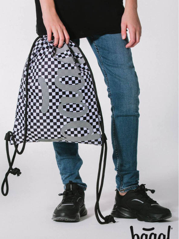 BAAGL  Crna torba skate ska - uzorak Baagl
