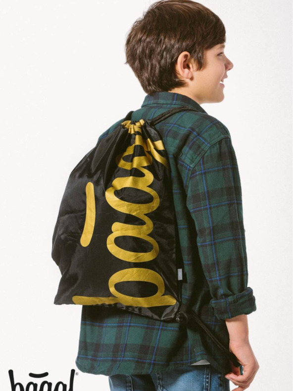 BAAGL  Baagl Skate Gold crna torba