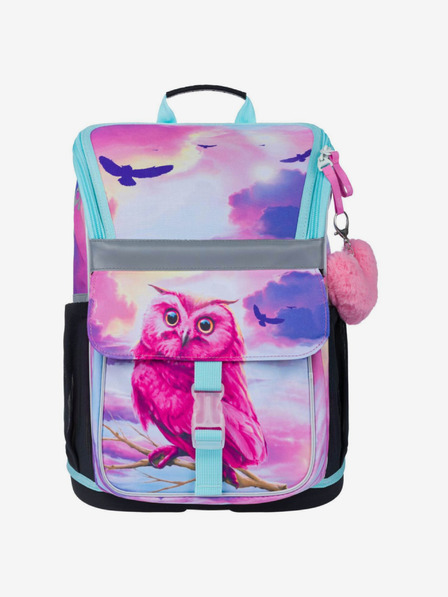 BAAGL  Ružičasta školska torba Zippy Baagl Owl