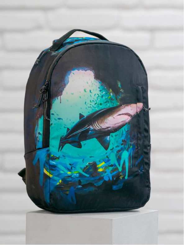 BAAGL  Baagl eARTh Crni ruksak - Shark by Lukero