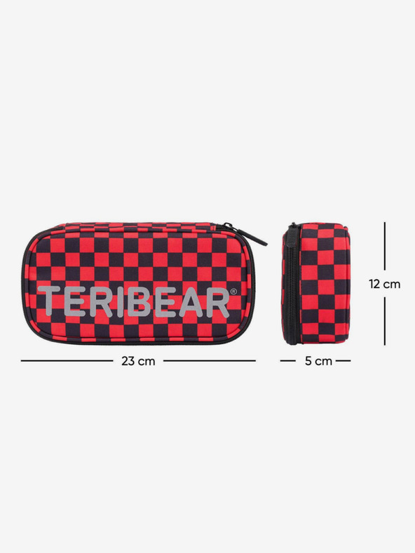 BAAGL  Crni školski set Skate ruksak, pernica i torba Baagl Teribear