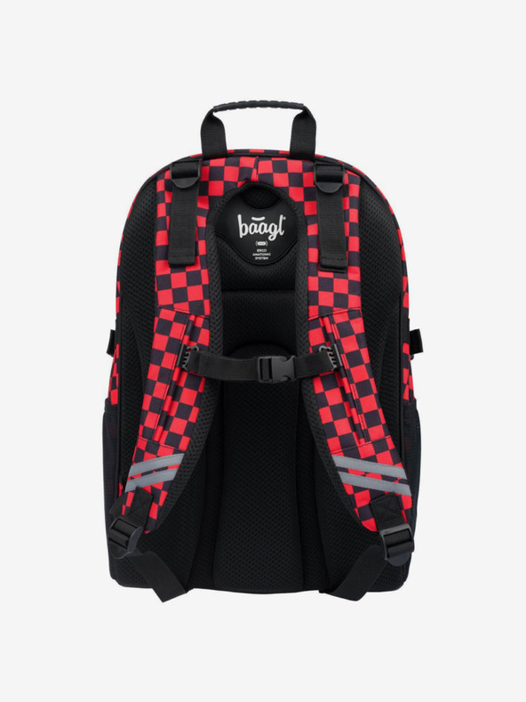 BAAGL  Crni školski set Skate ruksak, pernica i torba Baagl Teribear