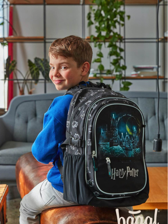 BAAGL  Crni školski ruksak Baagl Core Harry Potter Hogwarts
