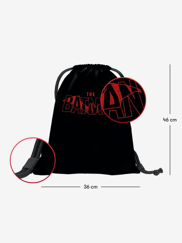 BAAGL  Crna torba Baagl Batman Red