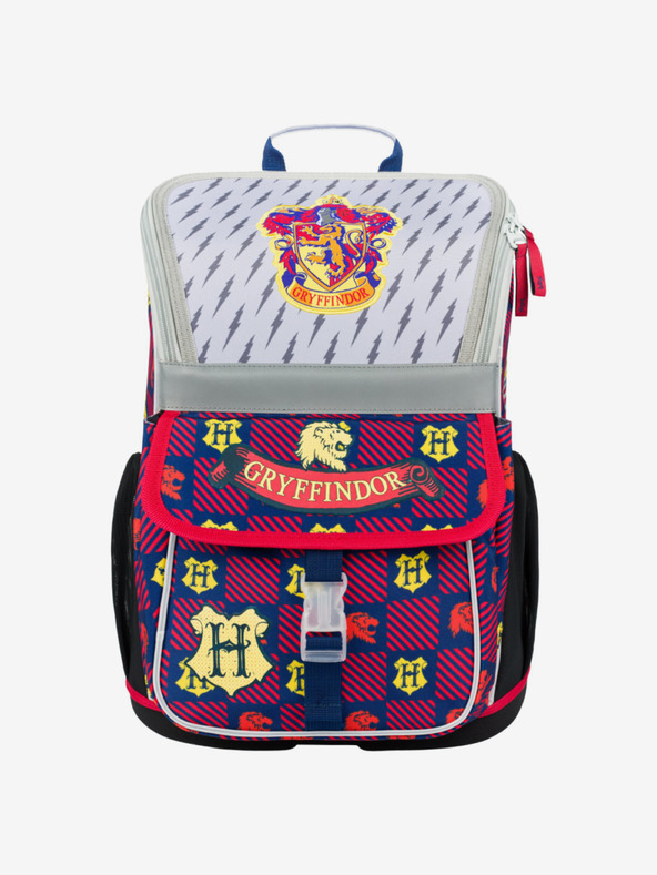 BAAGL  Crveno-plavi školski set - aktovka, pernica, torba Baagl Zippy Harry Potter Gryffindor