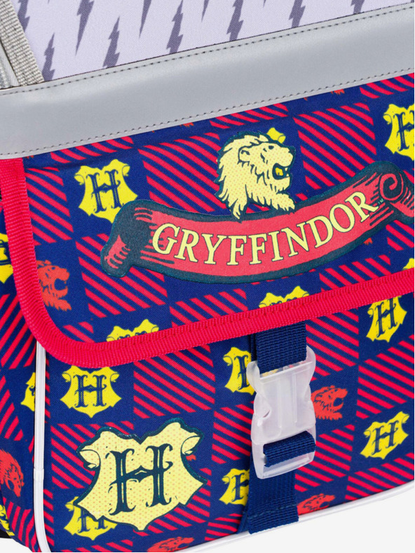 BAAGL  Crveno-plavi školski set - aktovka, pernica, torba Baagl Zippy Harry Potter Gryffindor