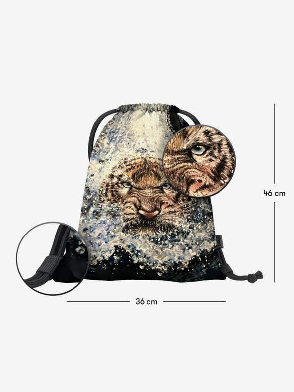 BAAGL  Baagl eARTh bež torba - Tiger by Lukero