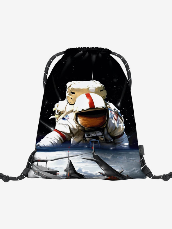 BAAGL  Baagl eARTh Black Bag - Cosmonaut by Caer8th