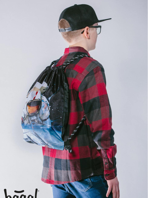 BAAGL  Baagl eARTh Black Bag - Cosmonaut by Caer8th