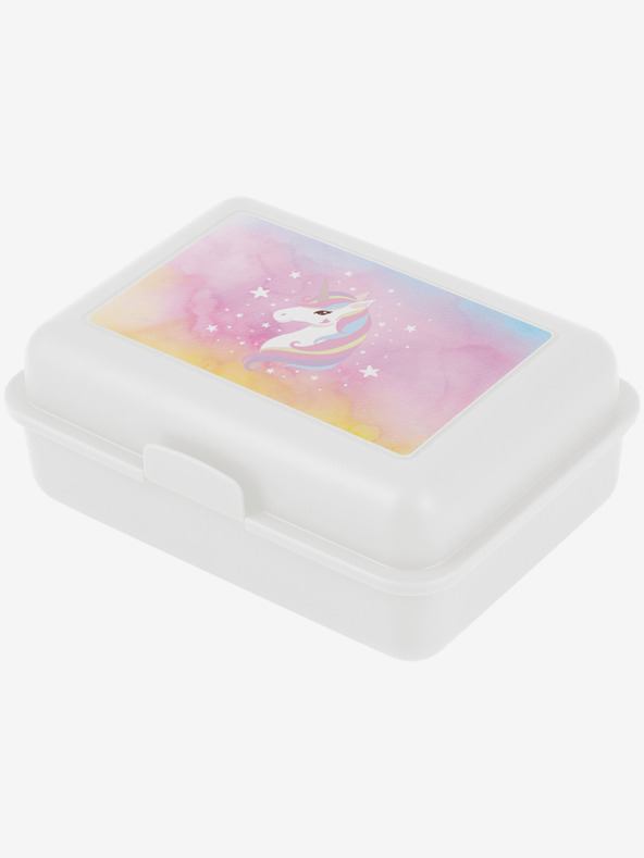 BAAGL  Bijela kutija za grickalice Rainbow Unicorn Baagl