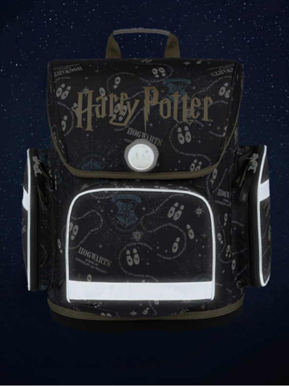BAAGL  Plava školska torba Ergo Baagl Harry Potter Pobertův Plánek