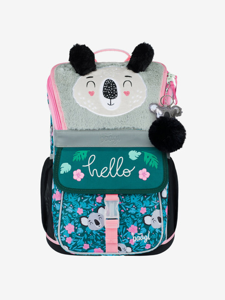 BAAGL  Zelena školska torba Zippy Baagl Baby Koala
