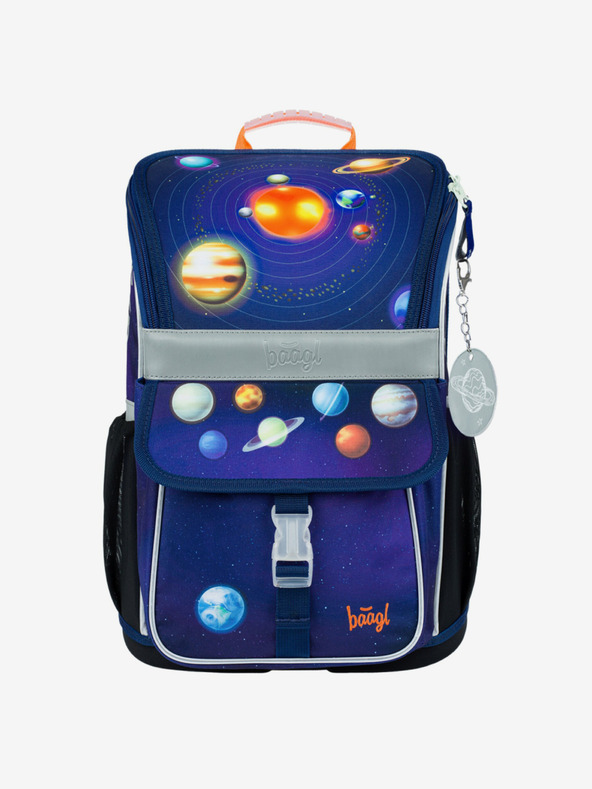 BAAGL  Plava školska torba Zippy Baagl Planets