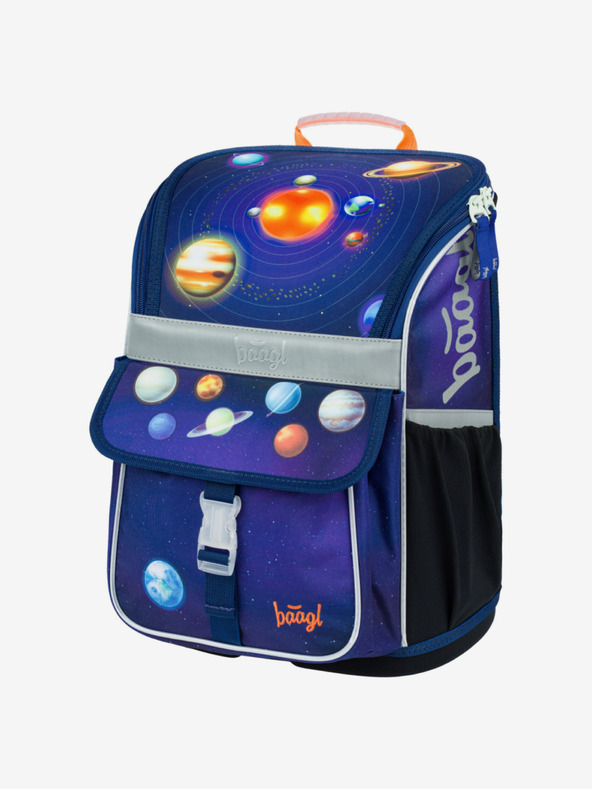 BAAGL  Plava školska torba Zippy Baagl Planets