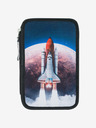 BAAGL  Plavi školski set - aktovka, pernica, torba Baagl Shelly Space Shuttle