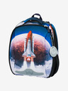 BAAGL  Plavi školski set - aktovka, pernica, torba Baagl Shelly Space Shuttle