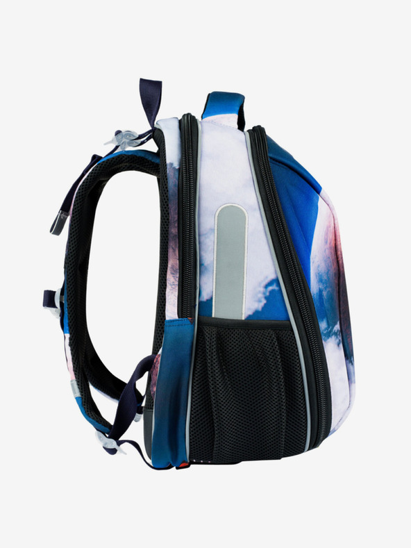 BAAGL  Plavi školski set - aktovka, pernica, torba Baagl Shelly Space Shuttle