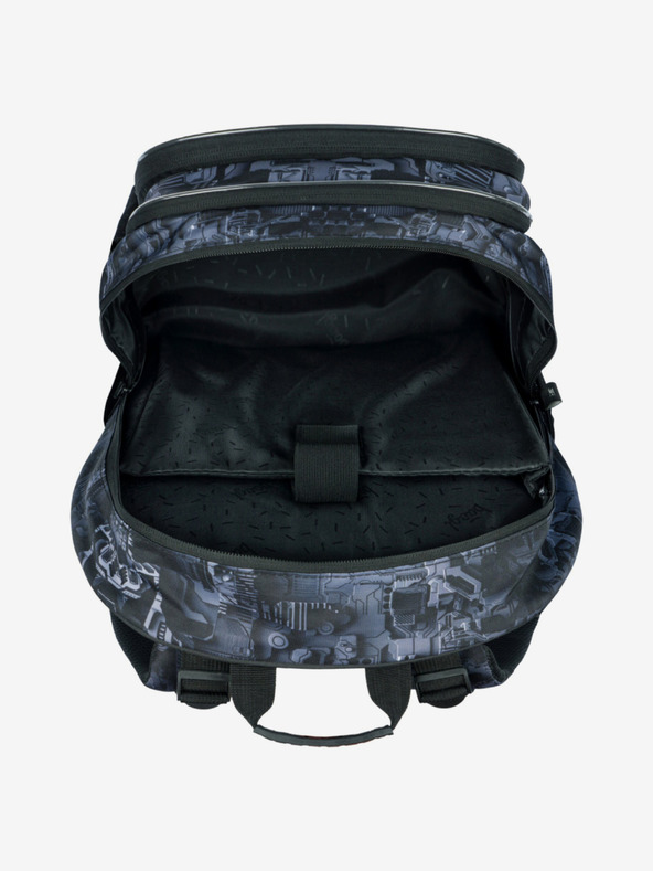 BAAGL  Sivi školski set - ruksak, pernica, torba Baagl Core Technic